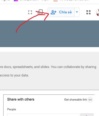 Thiết lập chia sẻ báo cáo trong google data studio